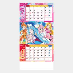 NK-926 東映アニメカレンダー（２か月文字） 名入れカレンダー  