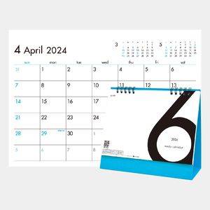 SG-929 6Weeks Calendar(ブルー) 名入れカレンダー  