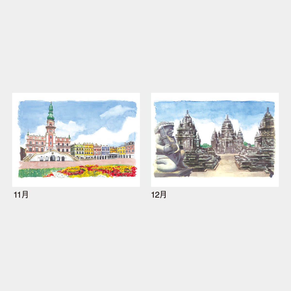 IC-257 スケッチ紀行(世界遺産への旅)