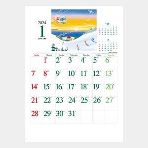 IC-292 ホリデー(HOLIDAY) 名入れカレンダー  