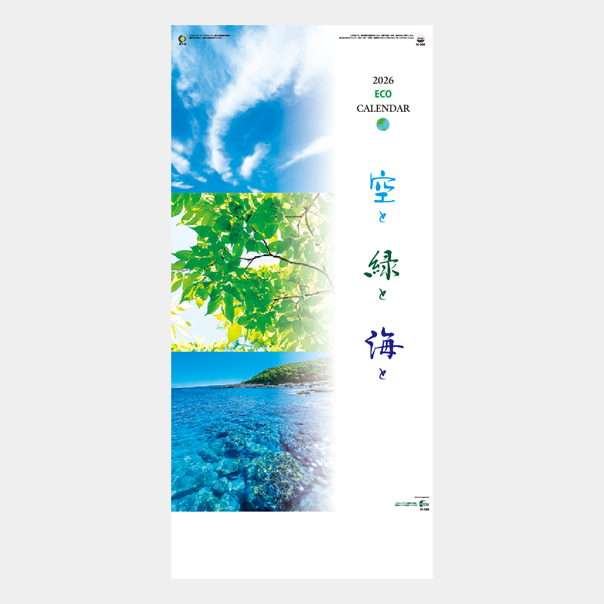 IC-306 3ヶ月 空と緑と海と(ミシン目入)