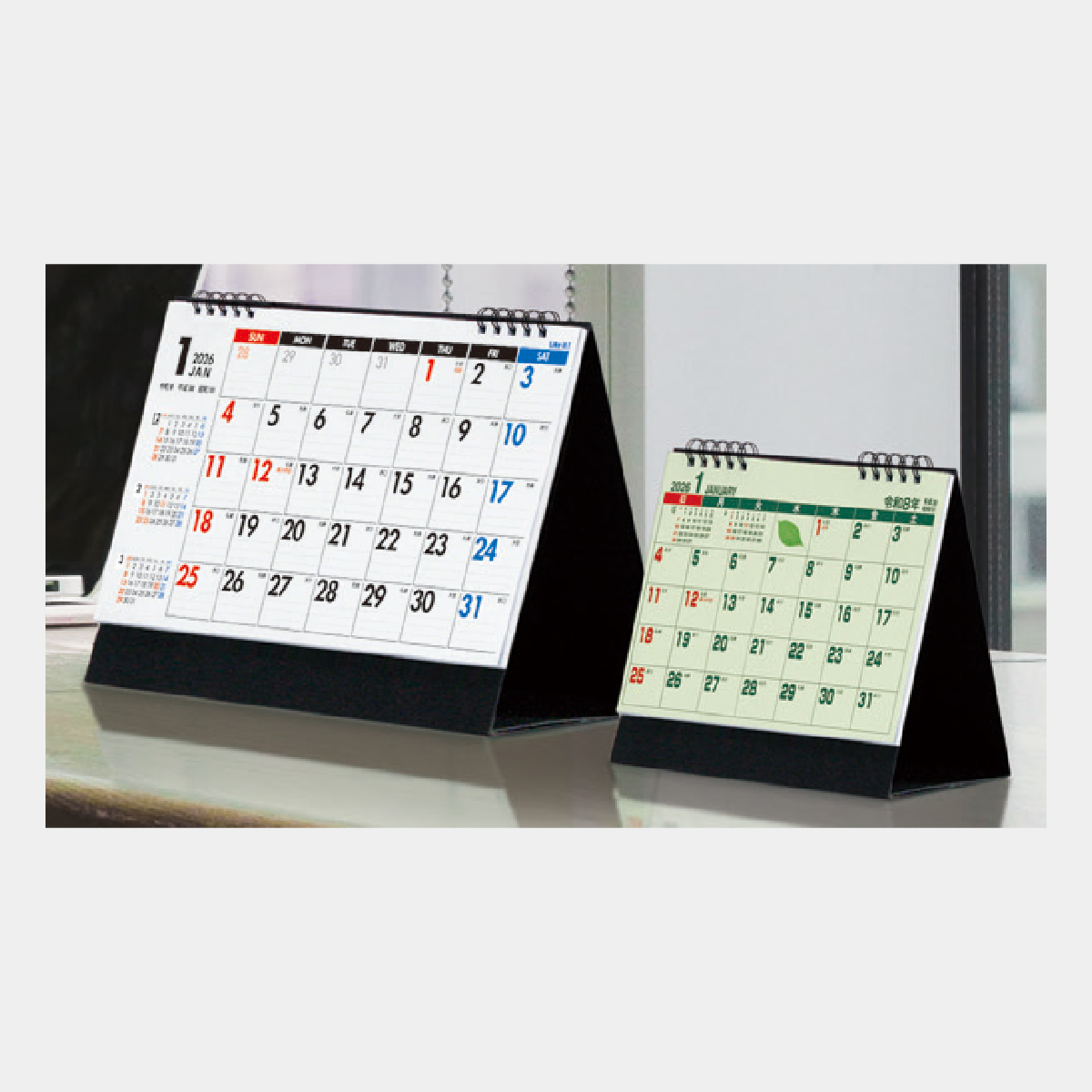 【新品未開封】ジーコユニフォーム(復刻)2枚と【新品】卓上カレンダー IC-860 Like it! BIG2026年版の名入れカレンダーを格安で販売