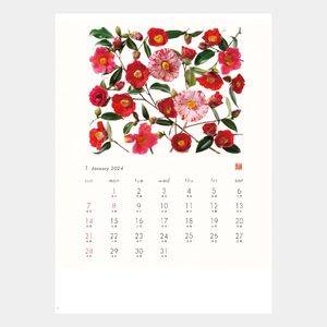 NC-7 花グラフィック(川崎景太作品集) 名入れカレンダー  