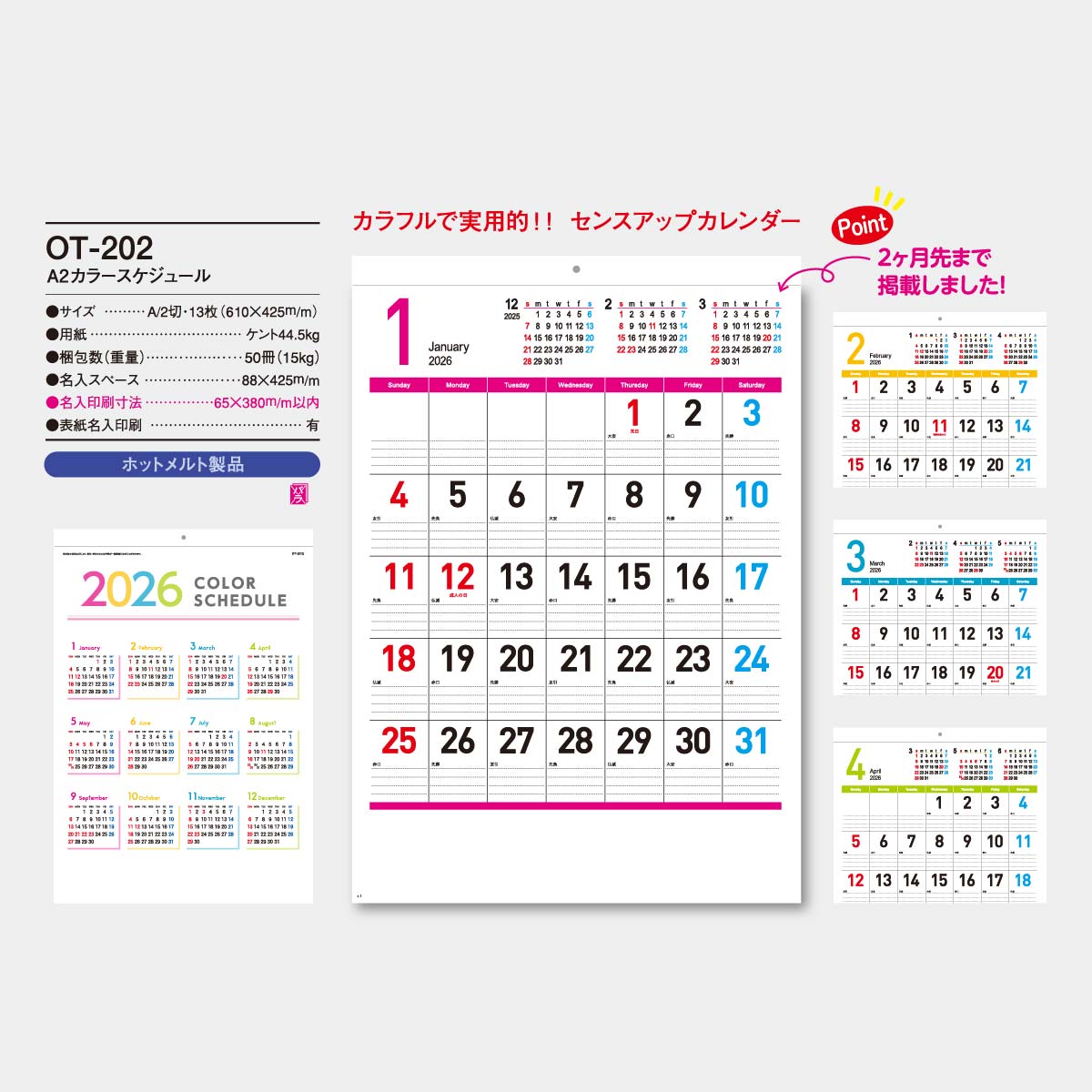 OT-202 A2カラースケジュール