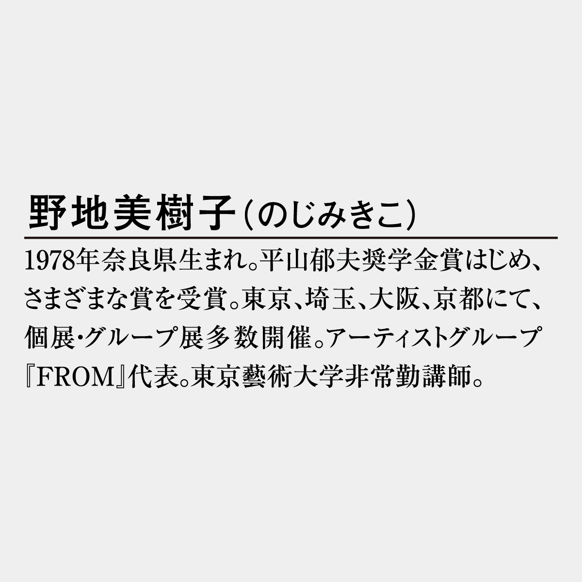 SG-410 野地美樹子作品集