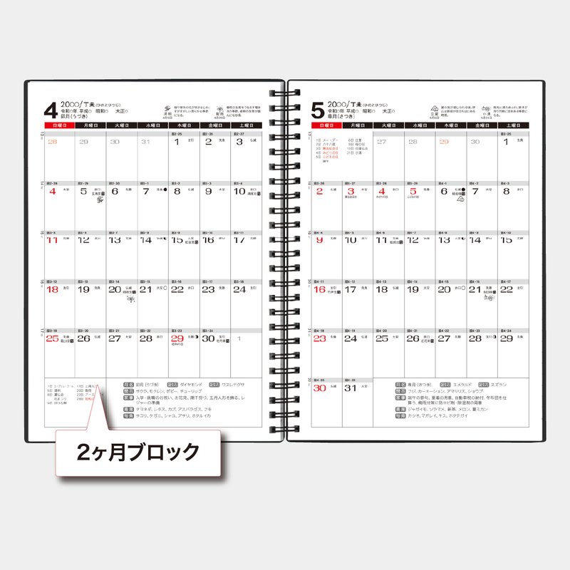 TD-145 ダイアリ― A5・1週間・リング