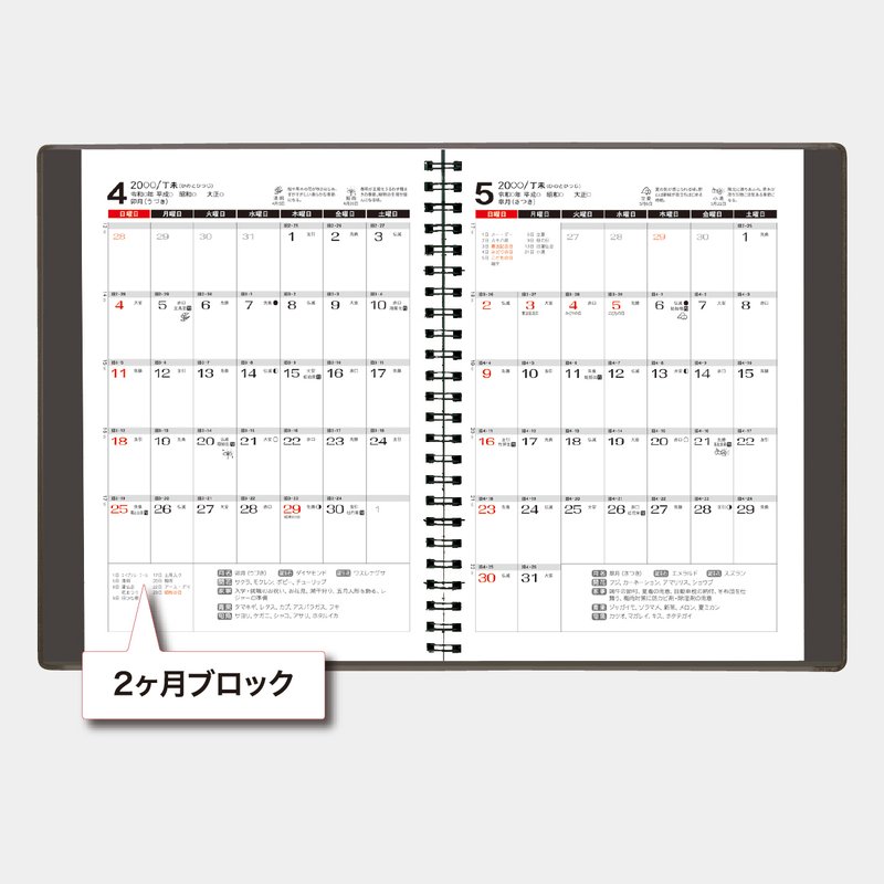 TD-148 ダイアリ―　A5･1週間･リング
