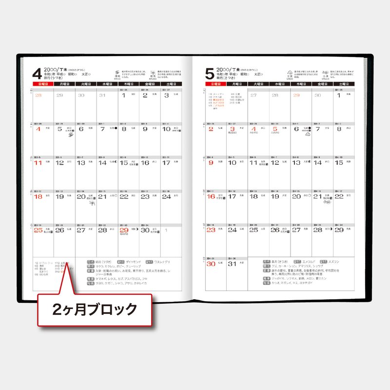TD-171 ダイアリー B5・2週間