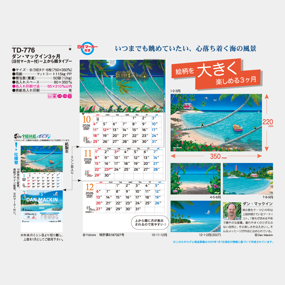 TD-776 ダン・マックイン3カ月-上から順タイプ-