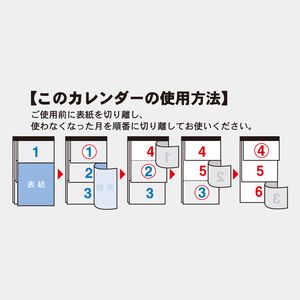 TD-792 クリーム色３ケ月（日付マーカー付）-上から順タイプ-