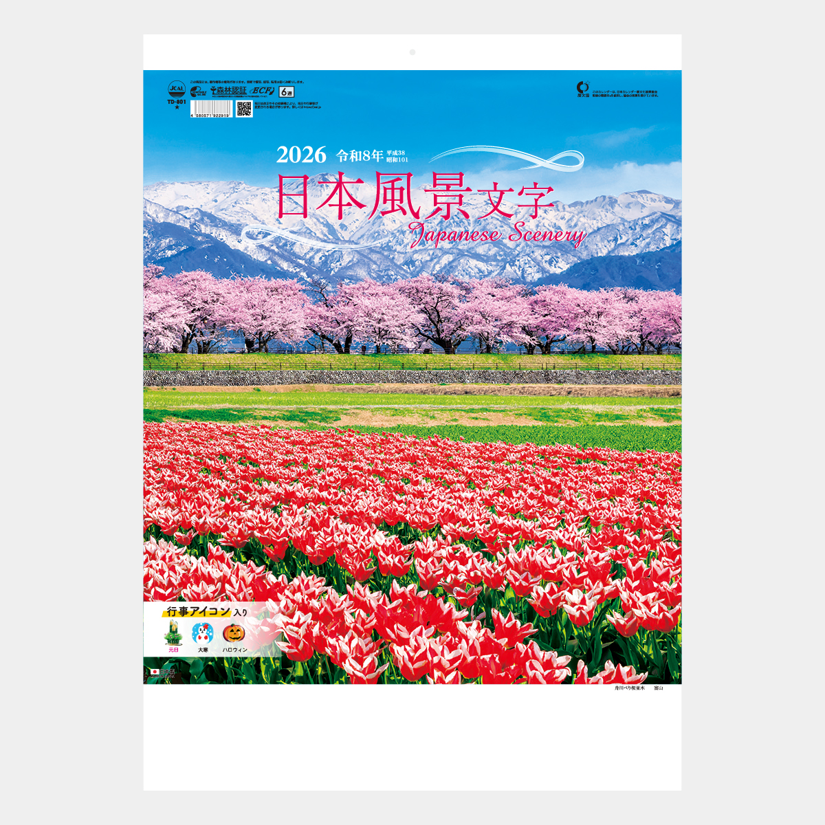 TD-801 日本風景文字