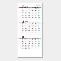 【壁掛け】3MONTH SCHEDULE CALENDAR